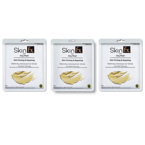 Skin Fx Clay Mask Pack For Skin Firming & Repairing Pack of 3 Skin Fx
