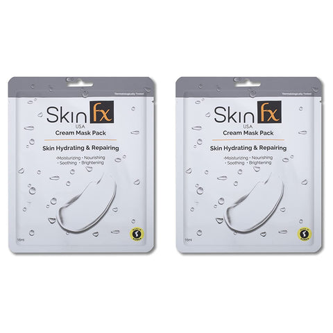 Skin Fx Cream Mask Pack For Hydration And Total Repair Pack OF 2 Skin Fx
