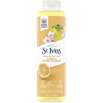St. Ives Energizing Body Wash Citrus & Cherry Blossom 650 ml ST. Ives