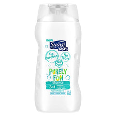 SUAVE Kids Purely Fun Hypoallergenic Mild,Clean Scent Sensitive 3 in 1 Shampoo Conditioner+ Body Wash 520 ml SUAVE KIDS