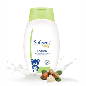 Softsens Baby Lotion , with Natural Milk Cream & Shea Butter ( 200 ml) SOFTSENS