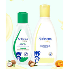 Softsens Baby - Natural Hair Oil 100ML & Shampoo 200ml FREE SOFTSENS