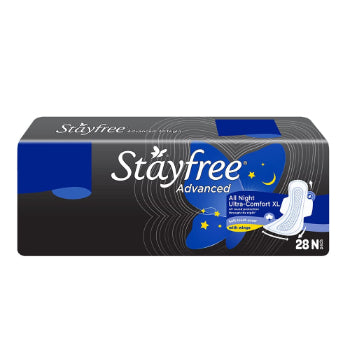 Stayfree Advanced All nights Ultra Comfort Pads Wings - XL 28 Pads  Stayfree