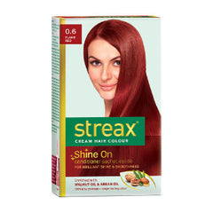Streax Hair Colour - Flame Red 0.6(70g+50ml) Streax