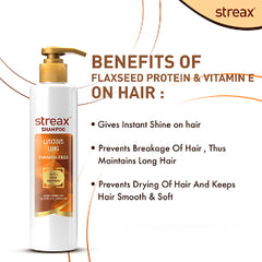 Streax Luscious Long Shampoo(240ml) Streax
