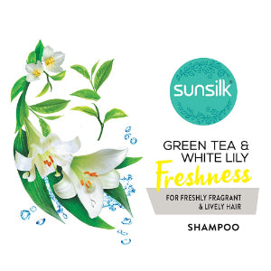 Sunsilk Green Tea and White Lily Freshness Hair Shampoo (195ml) Sunsilk
