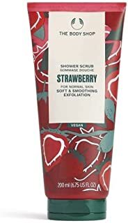 The body shop shower scrub Strawberry The body lotion