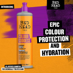 TIGI Bed Head Colour Goddess Oil Infused For coloured Hair Shampoo 600ml TIGI
