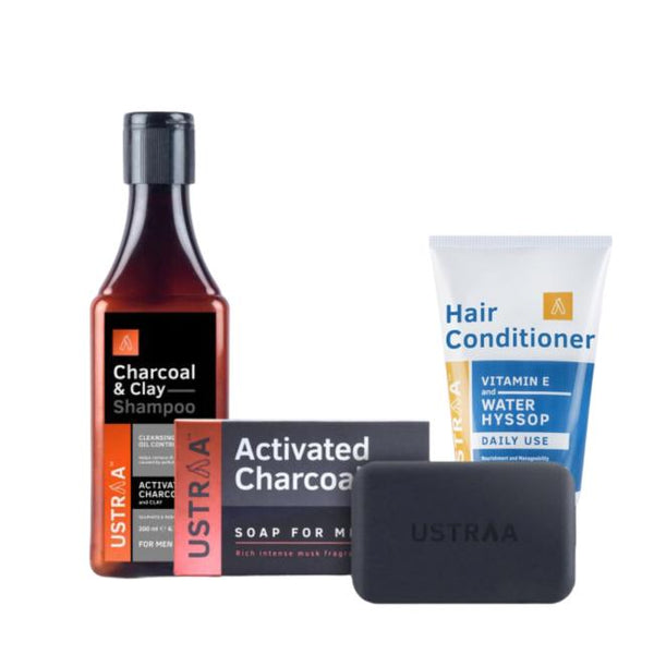 Ustraa Shampoo, Conditioner & Soap For Men Ustraa
