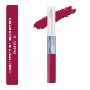Unique Style Color Stay 2in1 Liquid Lipstick - Pink - Shade No. 33 Unique Style Beauty