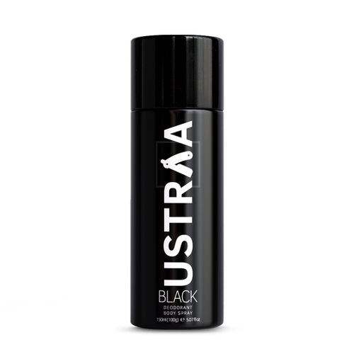 Ustraa Black Deodrant Body Spray 150ml Ustraa
