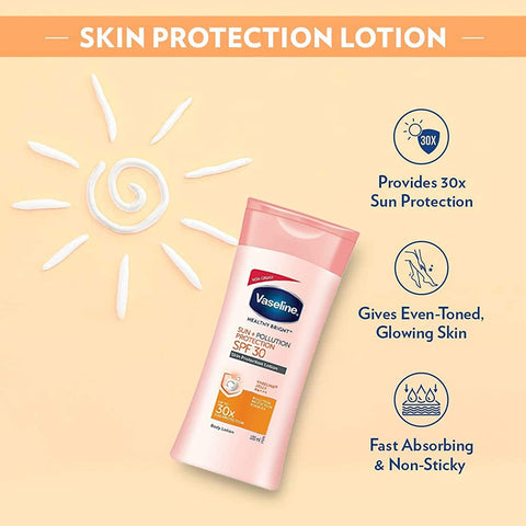 Vaseline Sun + Pollution Protection SPF 30 Body Lotion,100ml VASELINE