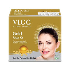 VLCC Natural Sciences Gold Facial Kit for Luminous and Radiant Complexion 60g VLCC
