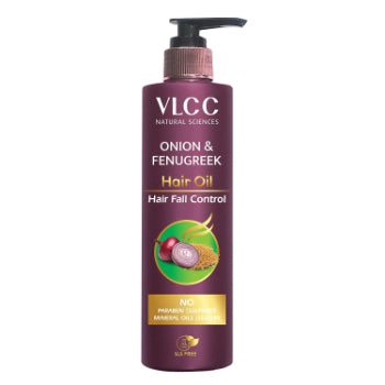 VLCC Onion & Fenugreek Hair Oil For Hair Fall Control (200ml) VLCC