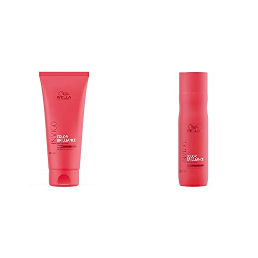 WELLA Professionals INVIGO Color Brilliance Shampoo 250ml and Conditioner 200ml duo for fine/normal hair WELLA