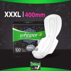 Whisper Bindazzz Nights XXXl 10s Sanitary Pads (10 Pc) Whisper