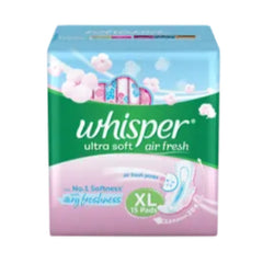 Whisper Ultra Soft Xl 15s Sanitary Pads (15 Pcs) Whisper