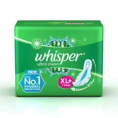whisper ultra clean XL+ 7 pads Whisper