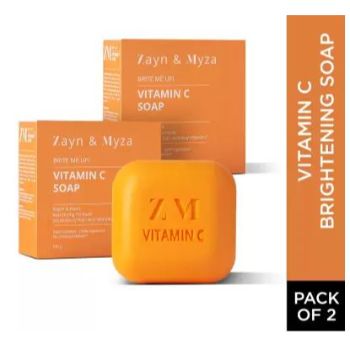 ZM Zayn & Myza Vitamin C Soap 50 g (PACK OF 2) ZM Zayn & Myza