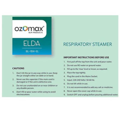 ozomax elda el vaporiser blue OZOMAX