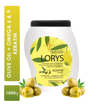 European Formula Lorys Keratin + Olive Oil + Omega 6 & 9 Hair Cream 1000 g European Formula