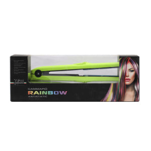 Gammapiu Rainbow Antistatic Straightener- Verde Lime Gammapiu