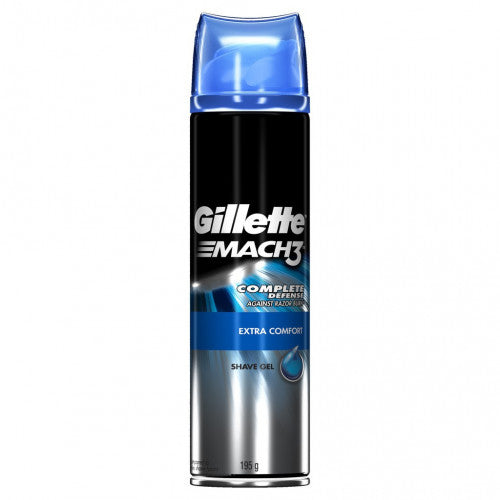 Gillette Shaving Gel Mach3 Complete Defense Smooth 195gm Gillette