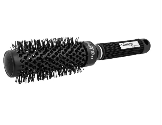 Glamina Round Brush-S Black Ceramic Glamina