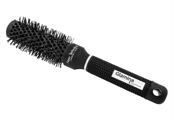 Glamina Round Brush-L Black Ceramic Glamina
