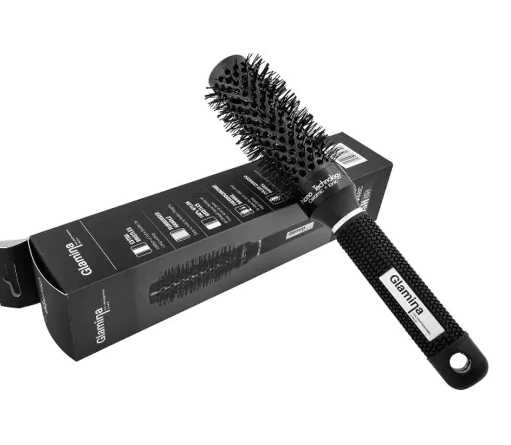 Glamina Round Brush-S Black Ceramic Glamina