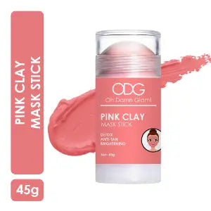 Oh Damn Glam! Pink Clay Mask Stick 45 Gm Oh Damn Glam!