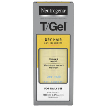 Neutrogena T/Gel DRY HAIR ANTI-DANDRUFF SHAMPOO MELON &  JASMINE FRAGRANCE 125ml Neutrogena