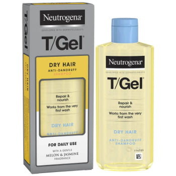 Neutrogena T/Gel DRY HAIR ANTI-DANDRUFF SHAMPOO MELON &  JASMINE FRAGRANCE 125ml Neutrogena