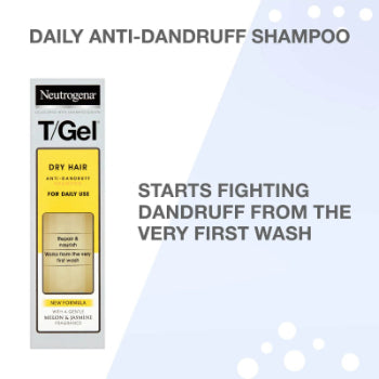 Neutrogena T/Gel DRY HAIR ANTI-DANDRUFF SHAMPOO MELON &  JASMINE FRAGRANCE 125ml Neutrogena