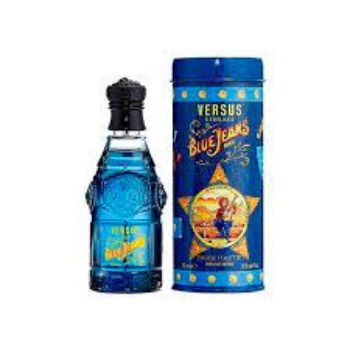 VERSACE Blue Jeans Man Eau De Toilette Natural Spray ( Men)  75 ML Versace