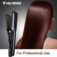 EAGLE FORTRESS  Speed Heat Ceramic Flat Iron- Broad Hair Straightener- 044 Eagle Fortress