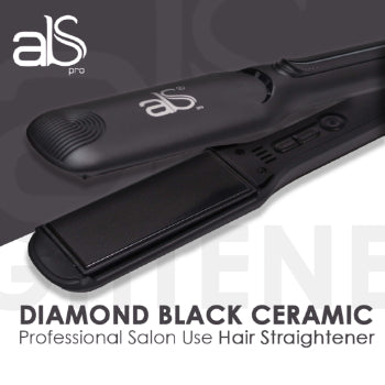 ABS PRO Diamond Black Ceramic Hair Straightener 007M Abs pro