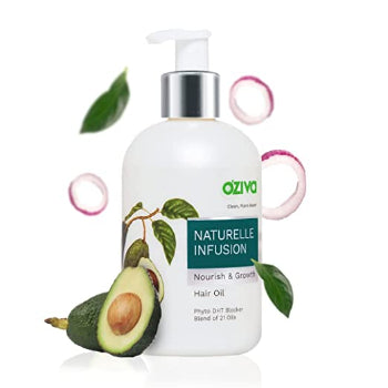 OZIVA BIOACTIVE NATURELLE INFUSION Nourish & Growth Hair Oil 200ml OZIVA