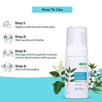 OZIVA PHYTO CLEANSE Anti-Acne Face Wash 100ml OZIVA