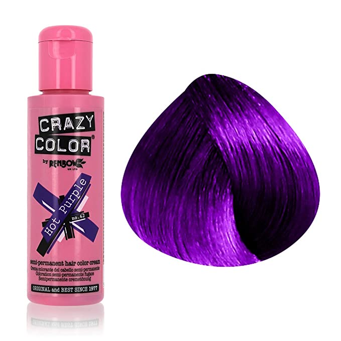 CRAZY COLOR Renbow Hot Purple No.62 100 ml CRAZY COLOR