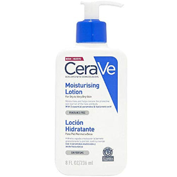CeraVe Moisturizers, New Moisturizing Lotion For Dry To Very Dry Skin, Fragrance Free (236 ml) Cerave