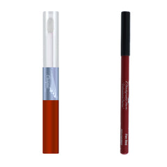 Unique Style Fire Red 2 in 1 Liquid Lipstick and Lipliner Unique Style Beauty