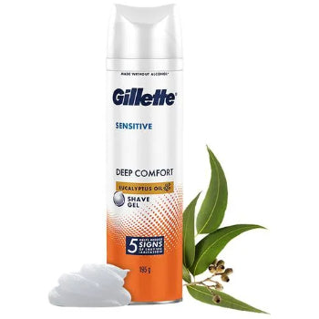 Gillette Deep Comfort Shave Gel 195g Gillette