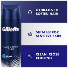 Gillette Comfortable Glide Shave Gel 195g Gillette