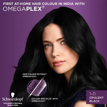Schwarzkopf Colour SPECIALIST CARE & MOISTURE WITH OMEGAPLEX + HYALURONIC ACID 1-0 OPULENT BLACK 165 ml Schwarzkopf