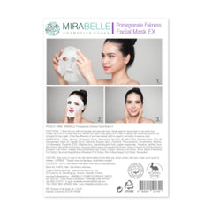 MIRABELLE Pomegranate Facial Sheet Mask 25ml MIRABELLE