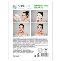 MIRABELLE Lemon Lime Facial Sheet Mask 25ml MIRABELLE