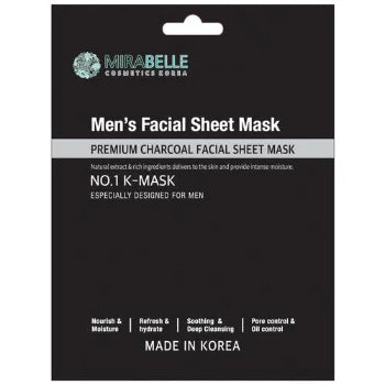 MIRABELLE Men's Facial Sheet Mask 25ml MIRABELLE