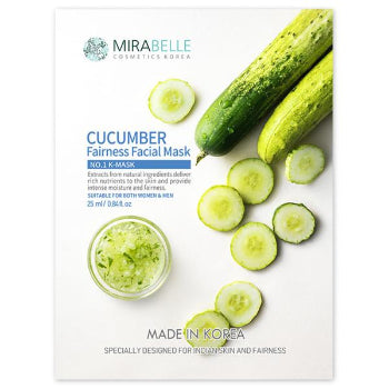 MIRABELLE Cucumber Facial Sheet Mask 25ml MIRABELLE