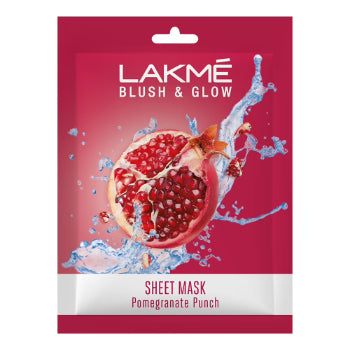 LAKME Pomegranate Punch Fruity-Licious Sheet Mask 25ml LAKME